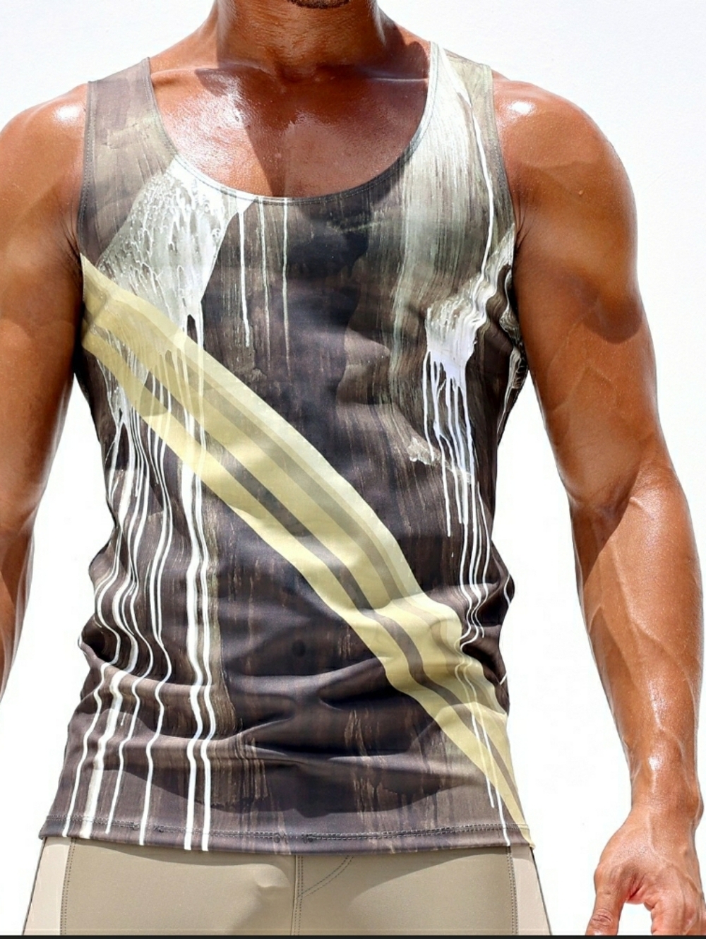 Rufskin Hot Number 308 Custom Print Sport Tank Top. Size: Large. NWOT
